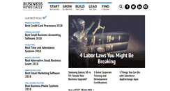 Desktop Screenshot of businessnewsdaily.com