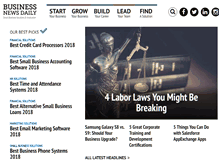 Tablet Screenshot of businessnewsdaily.com